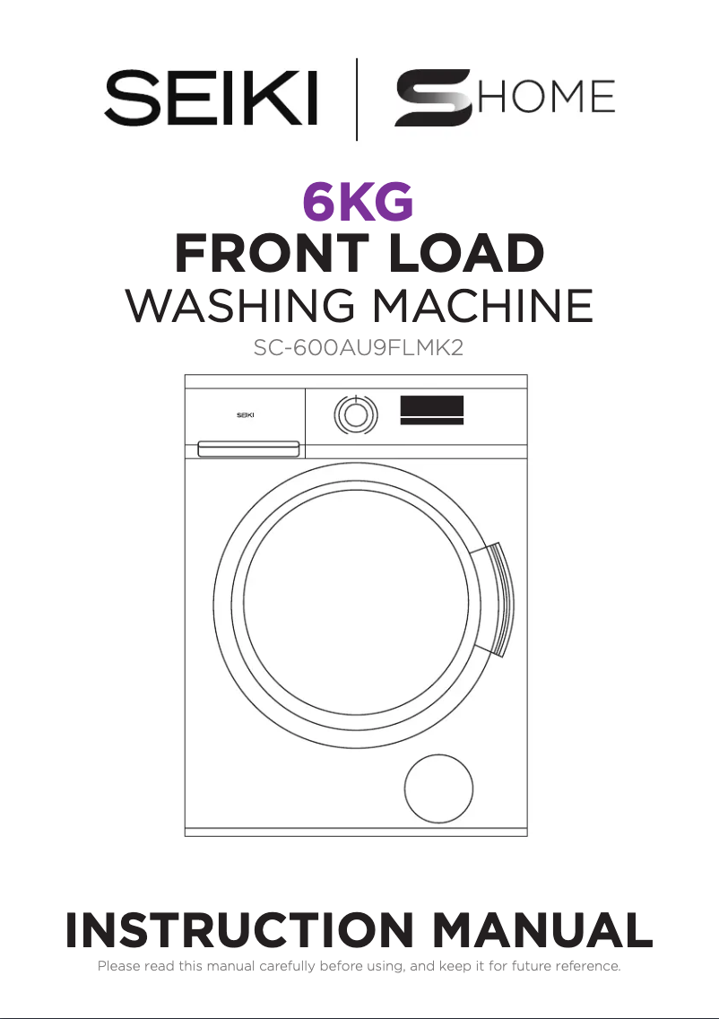 Página 1 del manual Manual de usuario Seiki SC-600AU9FLMK2