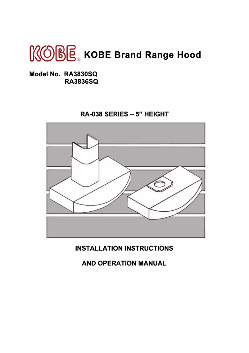 Imagen de la primera página del manual del dispositivo RA3830SQD