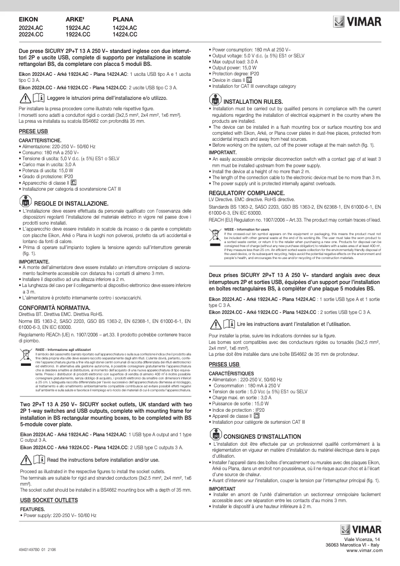 Imagen de la primera página del manual del dispositivo 20224.AC