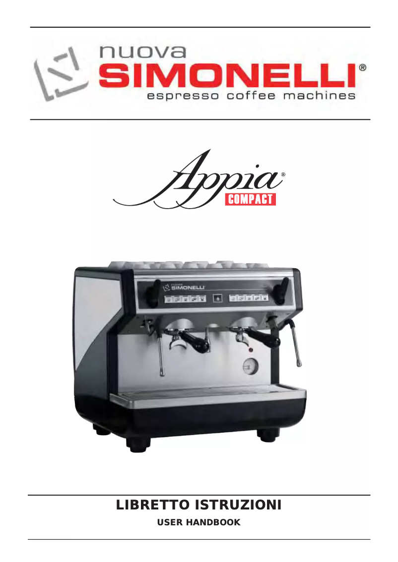 Página 1 del manual Manual de usuario Nuova Simonelli Appia Compact V