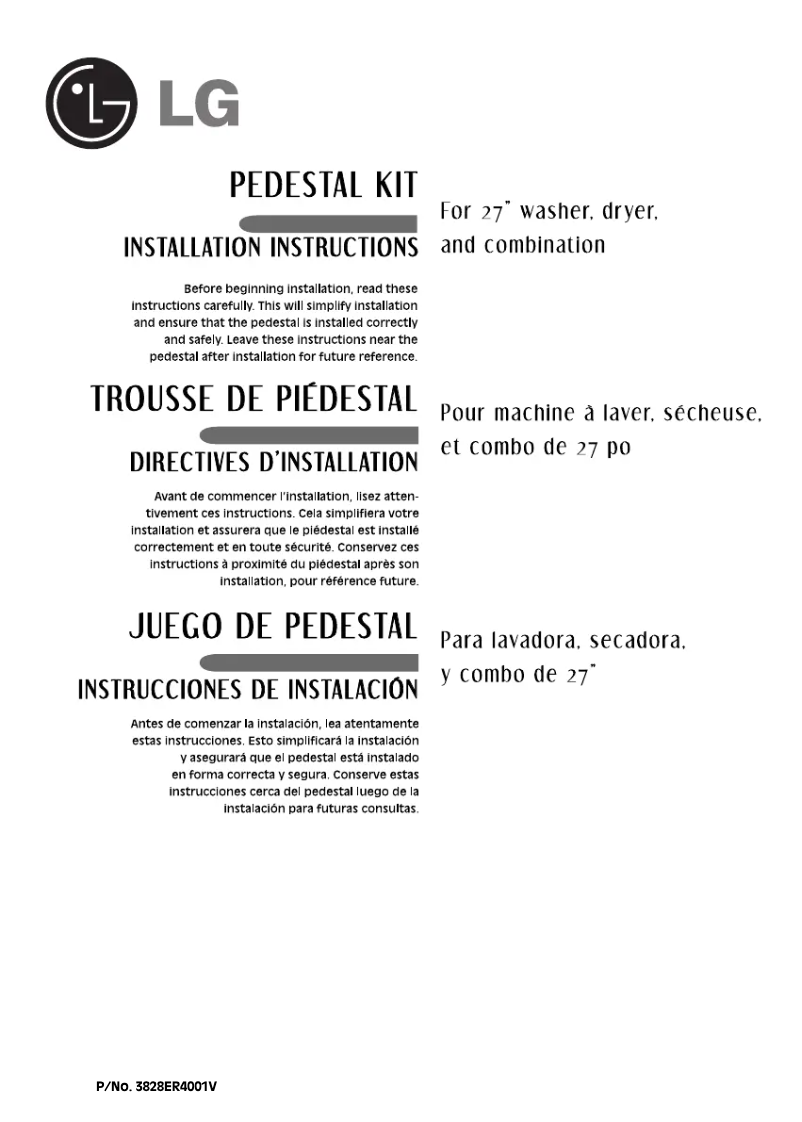 Imagen de la primera página del manual del dispositivo WDP4C