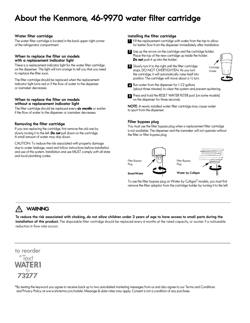 Página 1 del manual Manual de usuario Kenmore 9970