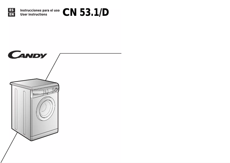Página 1 del manual Manual de usuario Candy LB CN53.1/D