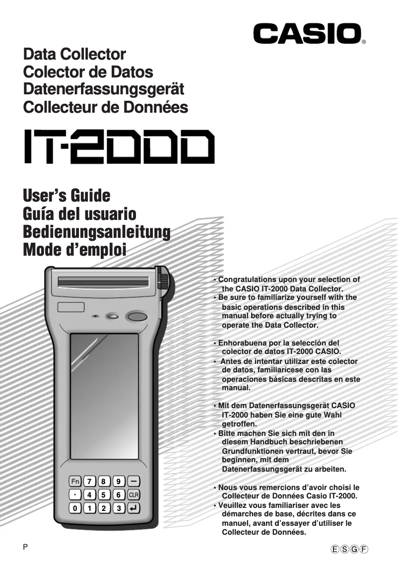 Imagen de la primera página del manual del dispositivo IT-2000D53E