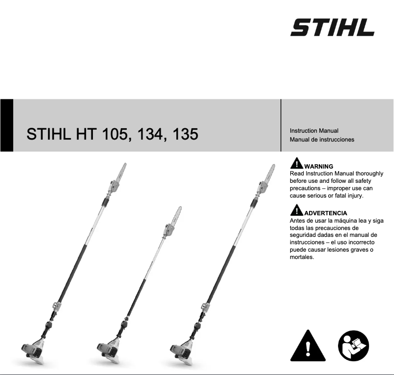 Página 1 del manual Manual de usuario Stihl HT 105