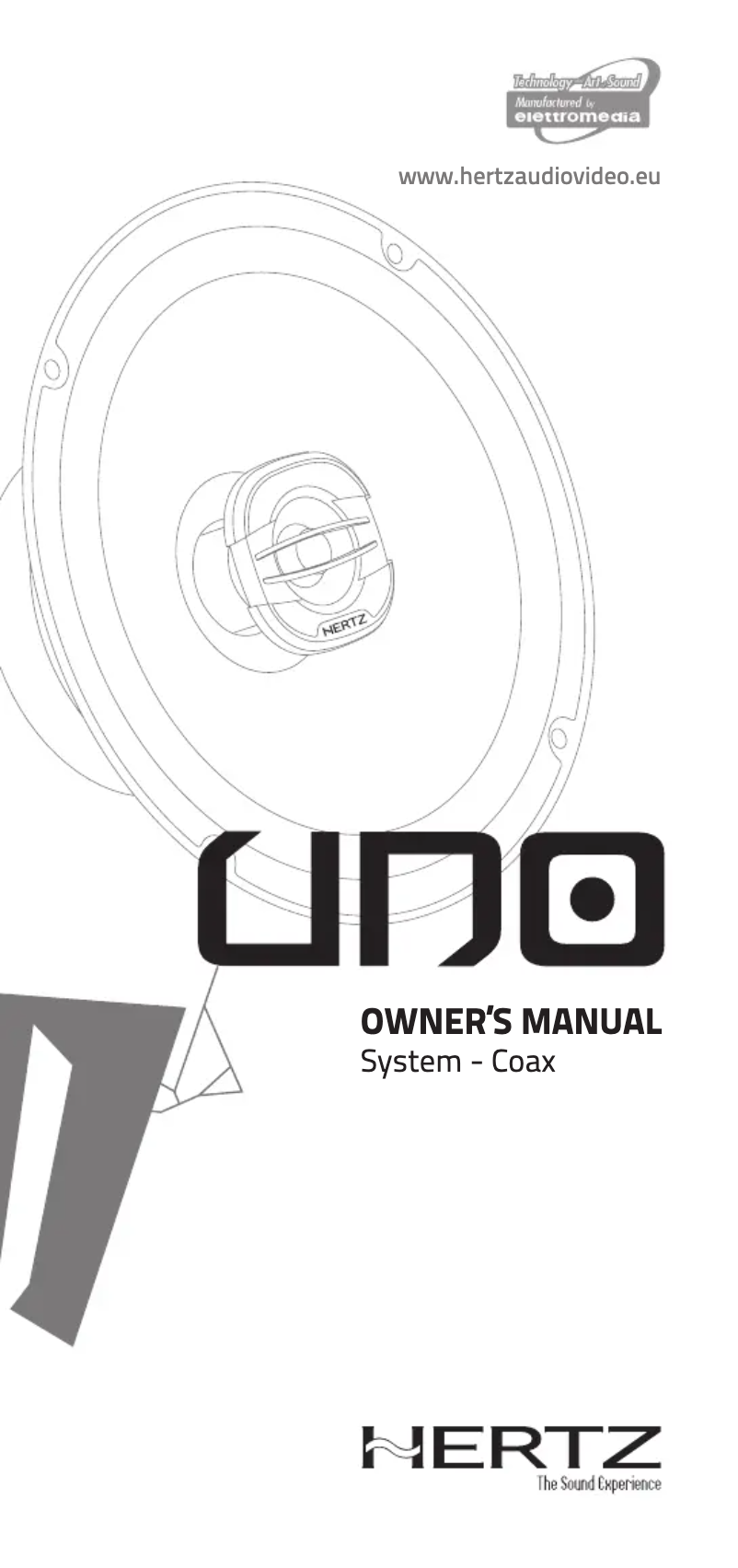 Página 1 del manual Manual de usuario Hertz Uno K 165