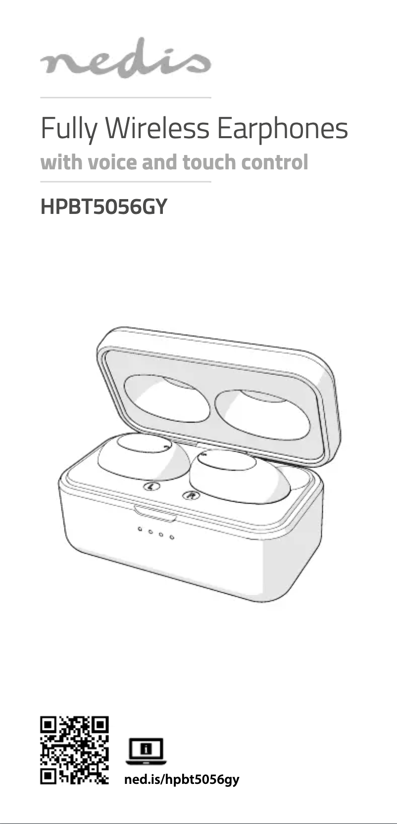 Página 1 del manual Manual de usuario Nedis HPBT5056GY
