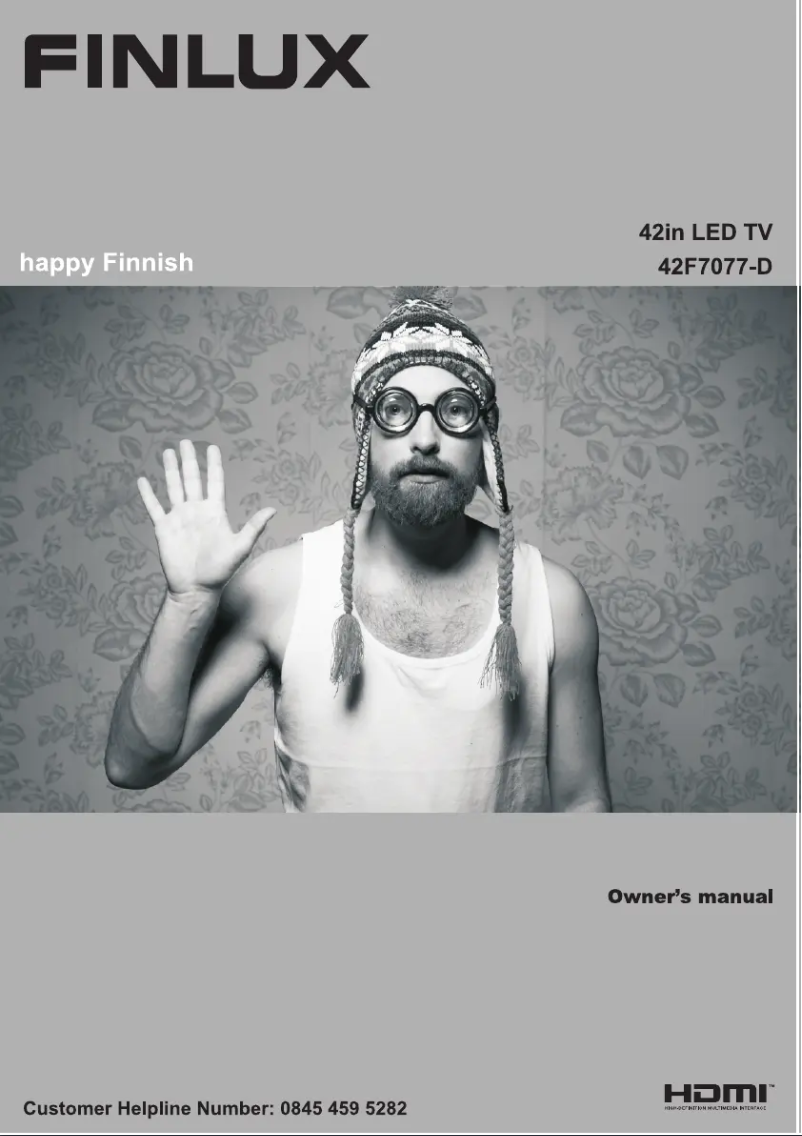 Página 1 del manual Manual de usuario Finlux 42F7077-D