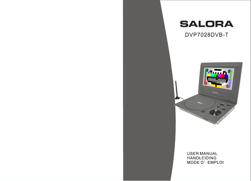 Página 1 del manual Manual de usuario Salora DVP7028DVBT