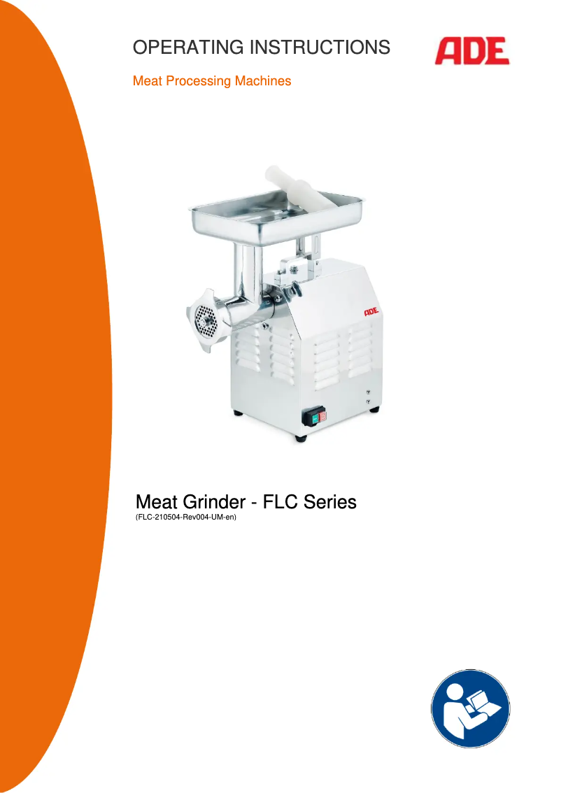 Imagen de la primera página del manual del dispositivo FLC-210504