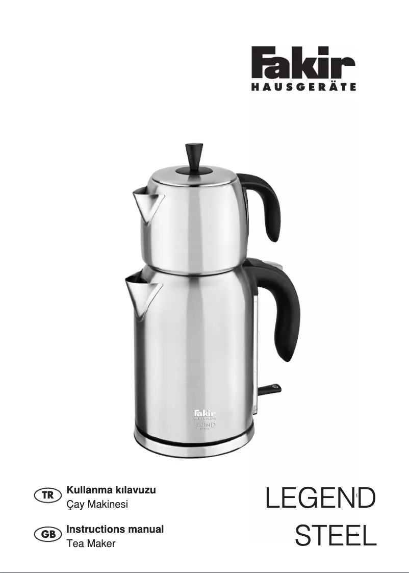 Página 1 del manual Manual de usuario Fakir Legend