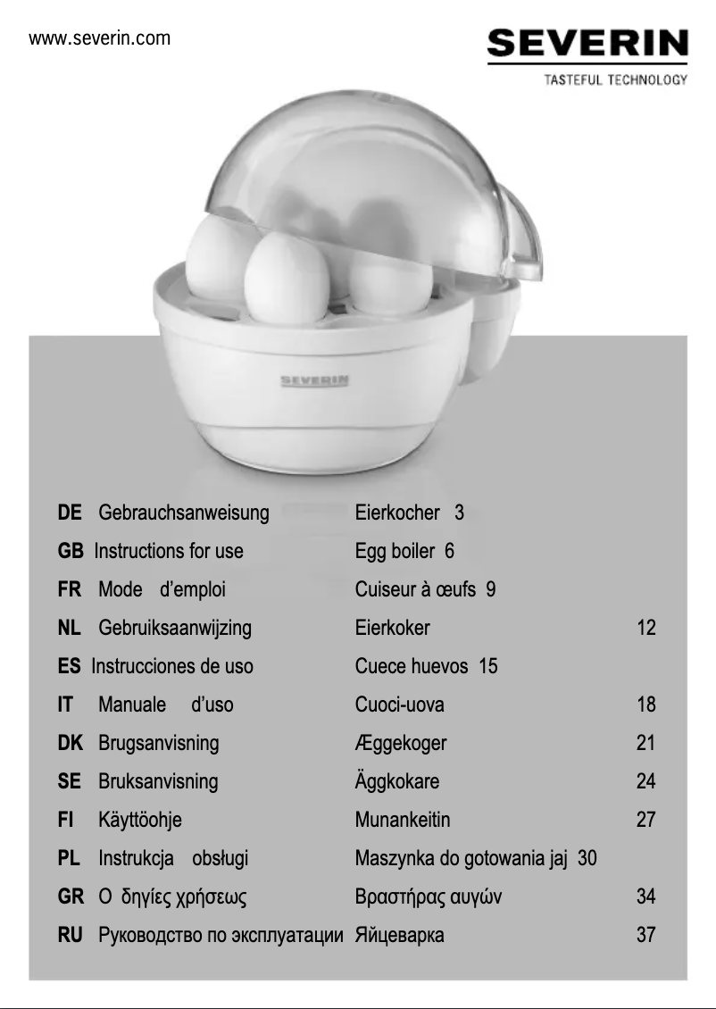 Imagen de la primera página del manual del dispositivo EK 3053