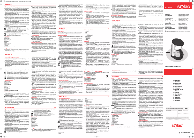 Página 1 del manual Manual de usuario Solac CF4150