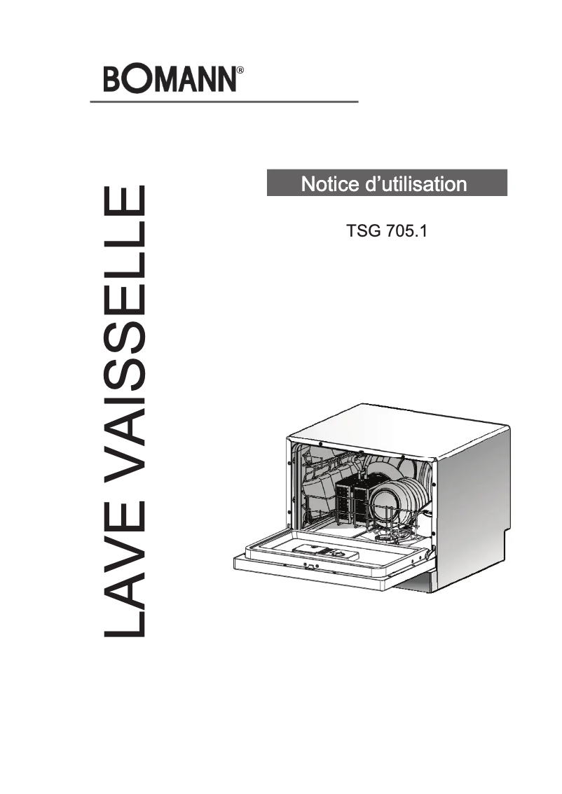 Imagen de la primera página del manual del dispositivo TSG 705.1