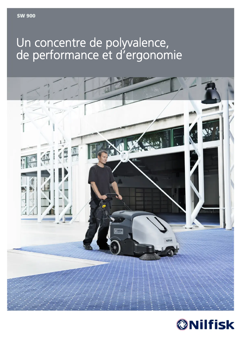 Página 1 del manual Folleto Nilfisk SW900