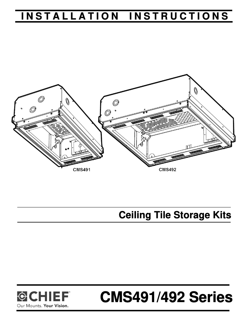 Imagen de la primera página del manual del dispositivo CMS492
