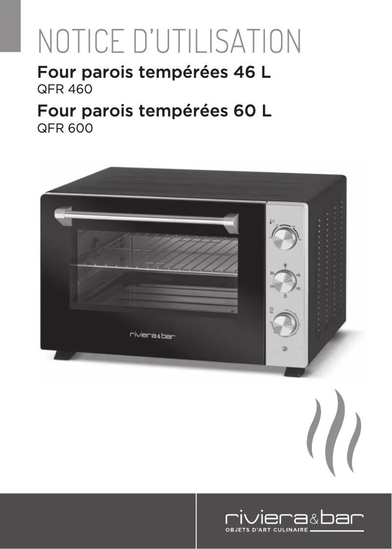Página 1 del manual Manual de usuario Riviera & Bar QFR460