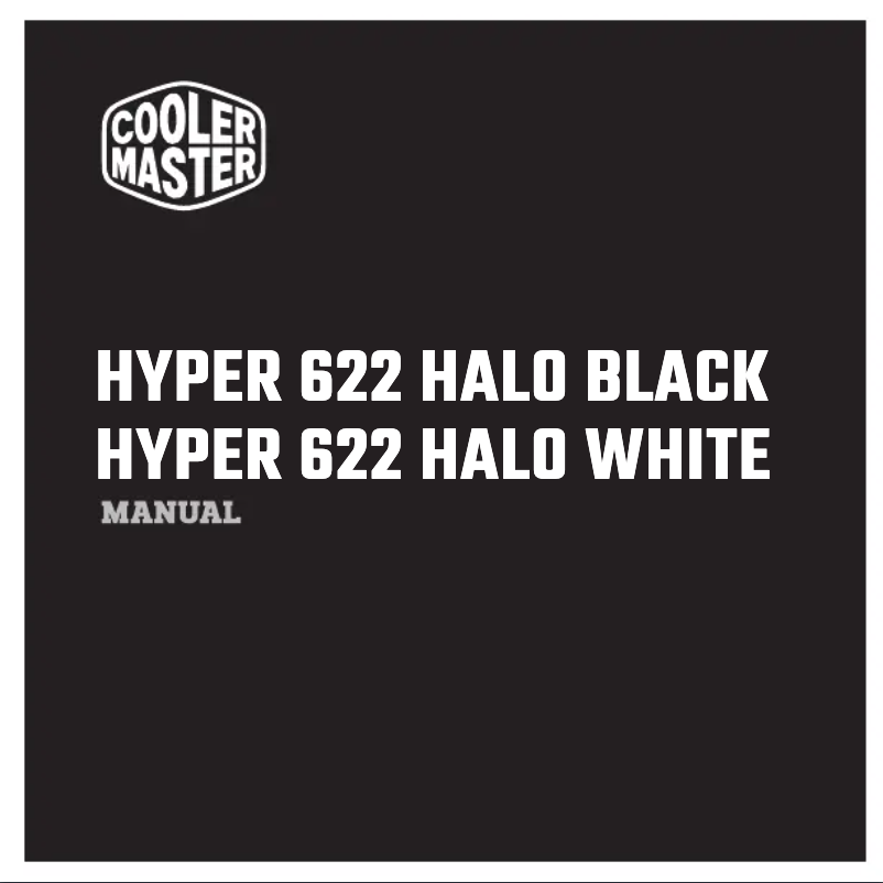 Página 1 del manual Manual de usuario Cooler Master Hyper 622 Halo