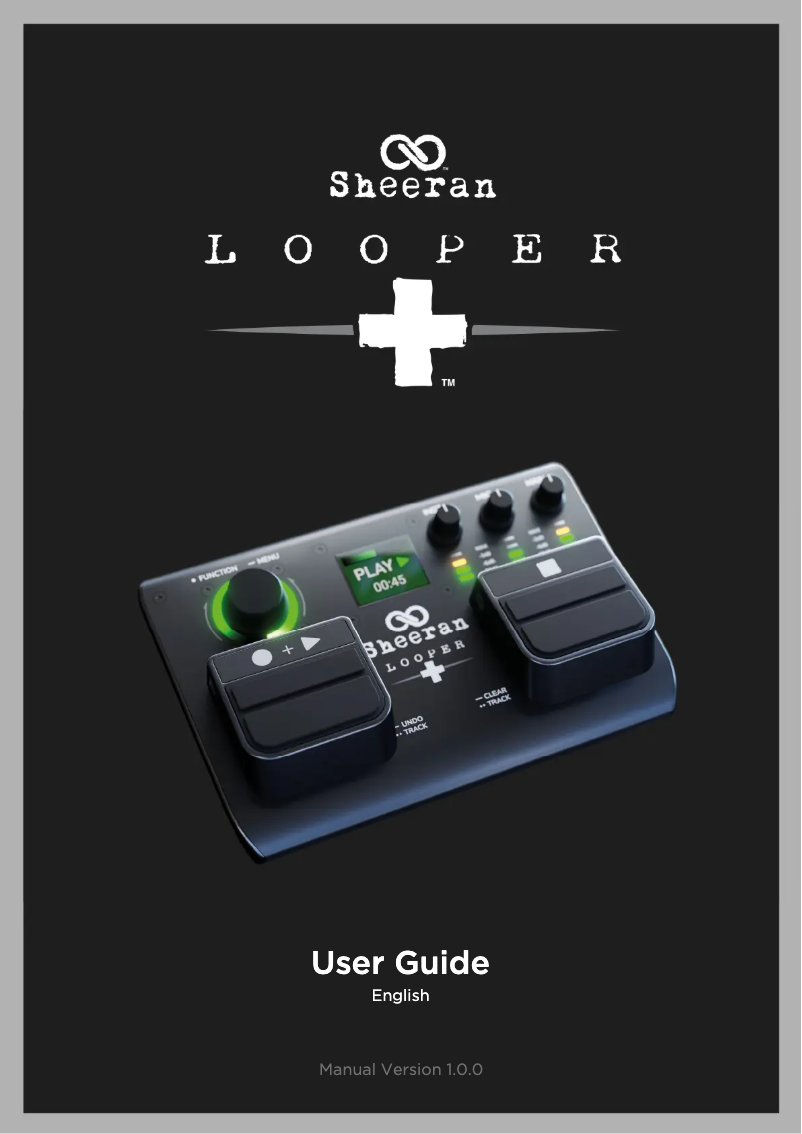 Imagen de la primera página del manual del dispositivo Looper+