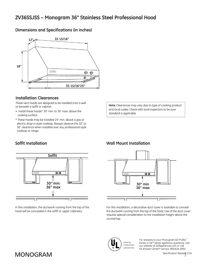 Imagen de la primera página del manual del dispositivo ZV36SSJSS