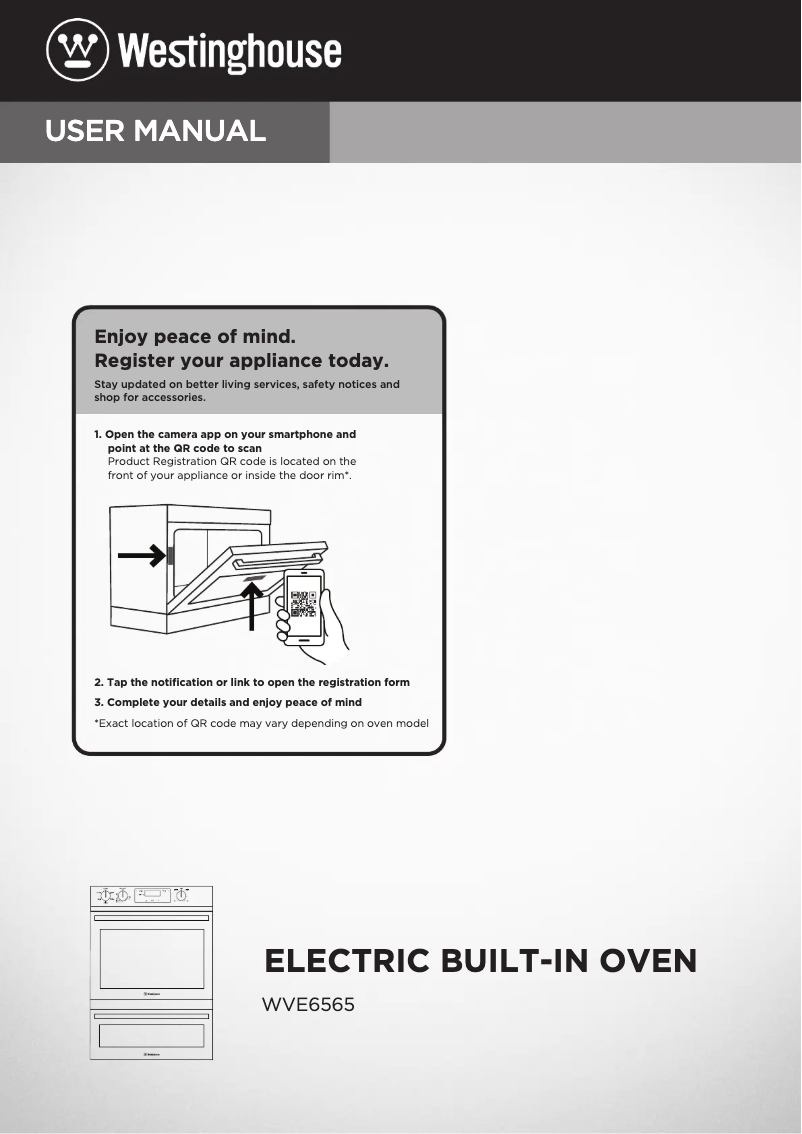 Imagen de la primera página del manual del dispositivo WVE6565SD