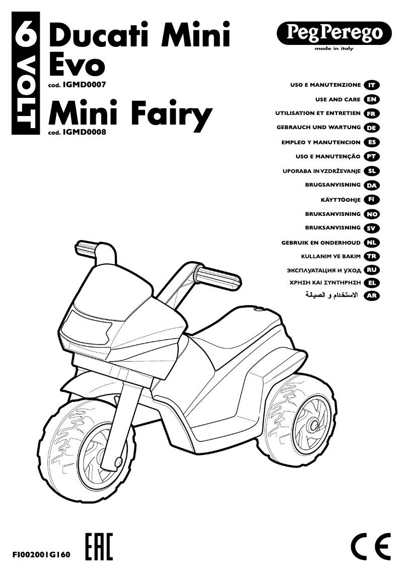 Imagen de la primera página del manual del dispositivo Mini Fairy