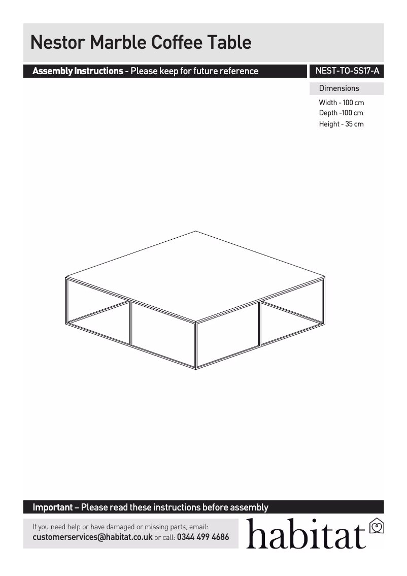 Imagen de la primera página del manual del dispositivo Nestor