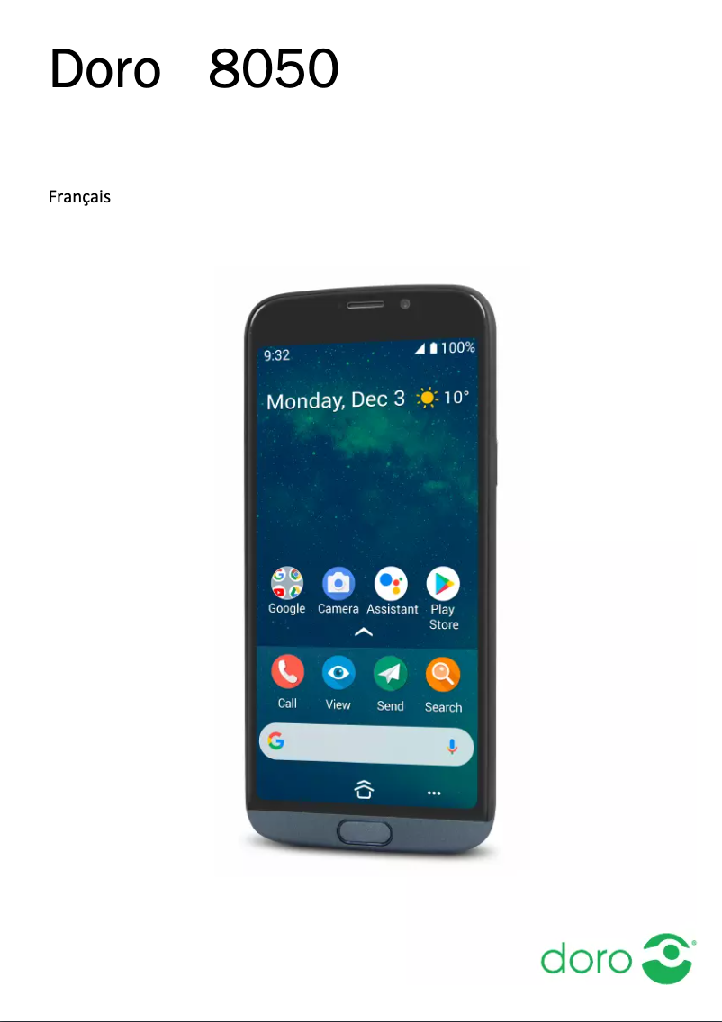 Imagen de la primera página del manual del dispositivo 8050