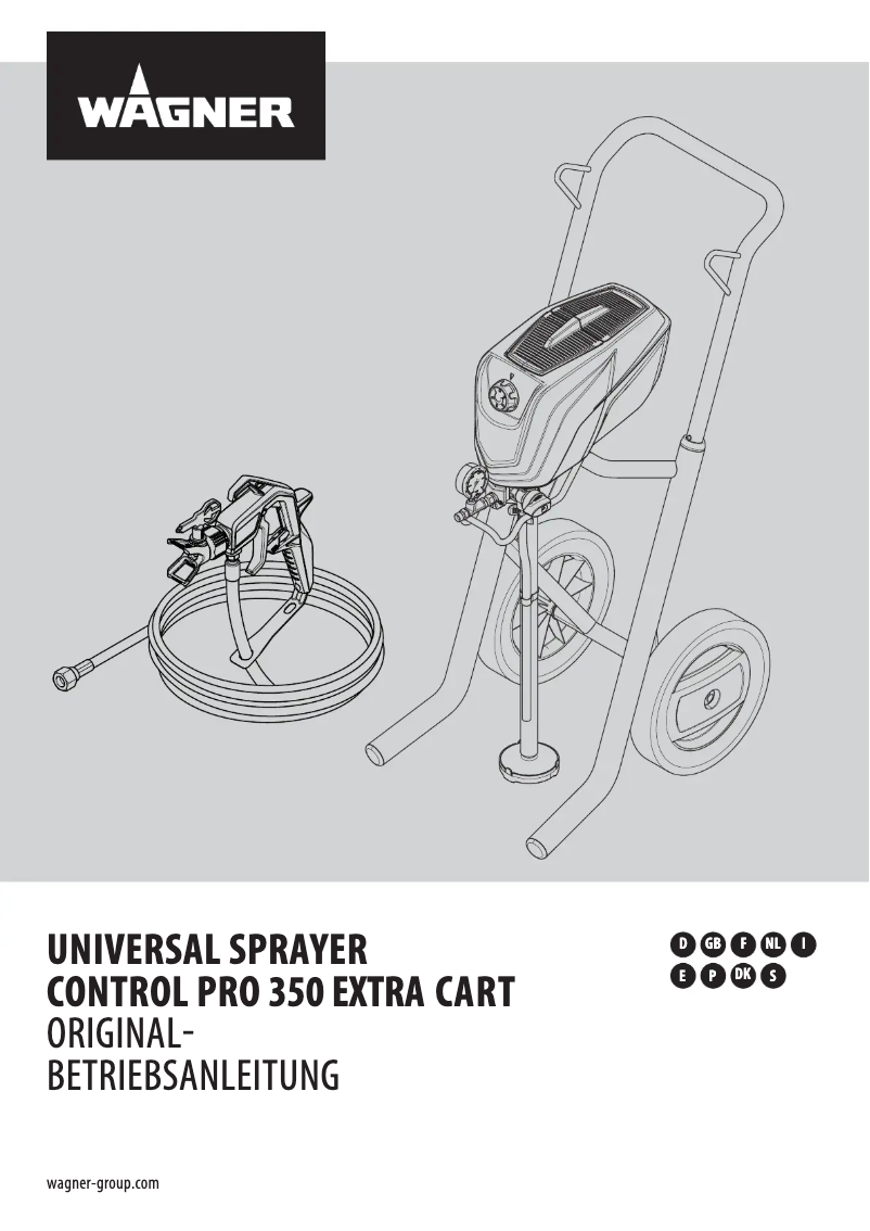 Imagen de la primera página del manual del dispositivo Control Pro 350