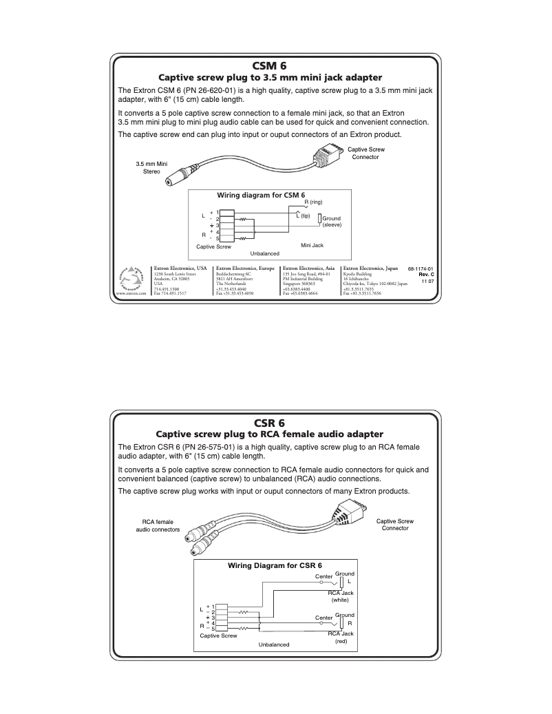 Imagen de la primera página del manual del dispositivo CSM 6