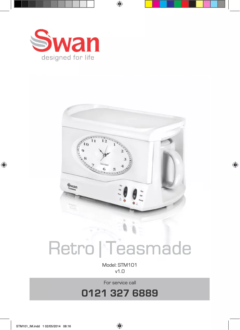 Imagen de la primera página del manual del dispositivo STM101