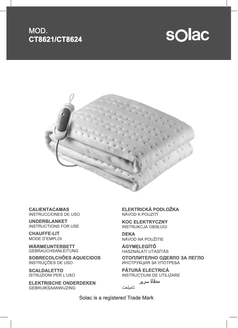 Página 1 del manual Manual de usuario Solac Norway CT8624