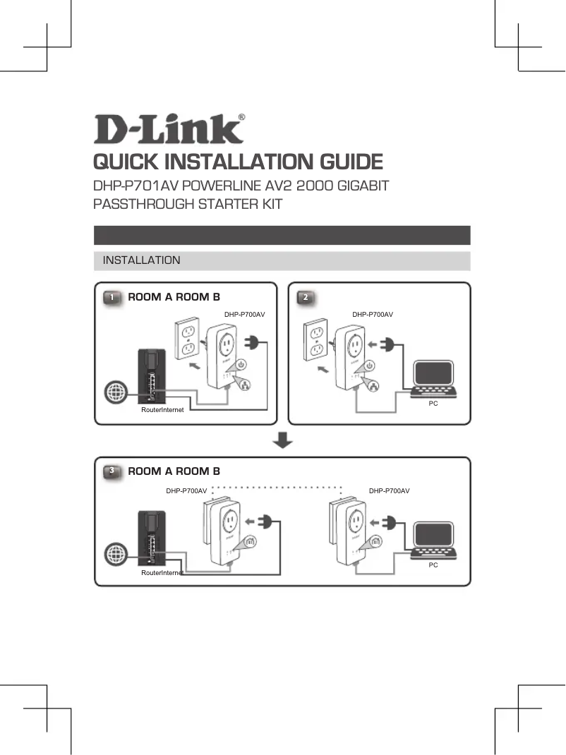 Página 1 del manual Manual de usuario D-Link DHP-P701AV