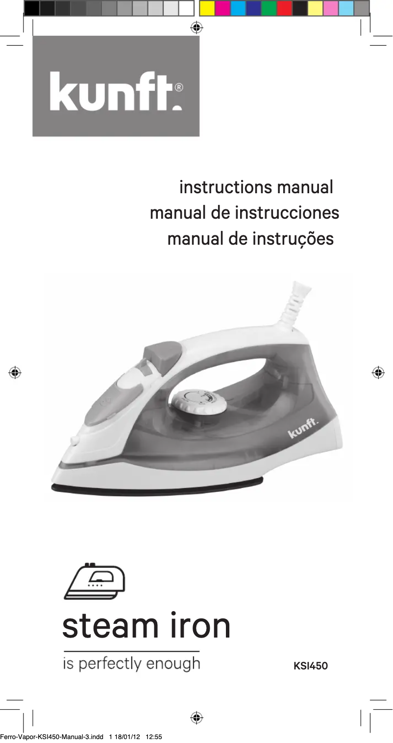 Imagen de la primera página del manual del dispositivo KSI450