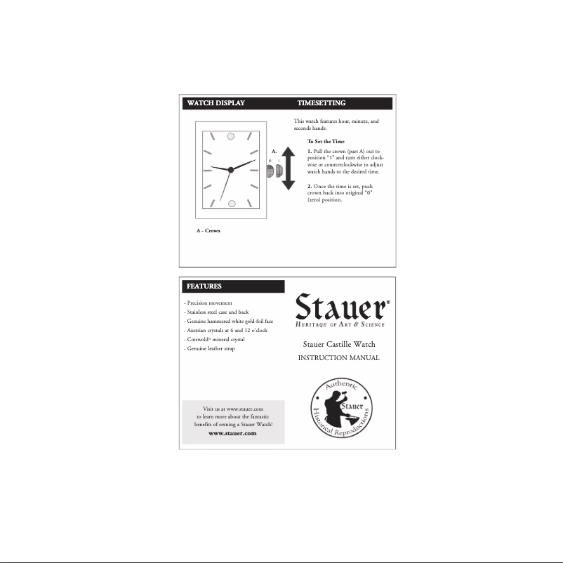 Página 1 del manual Manual de usuario Stauer 26695