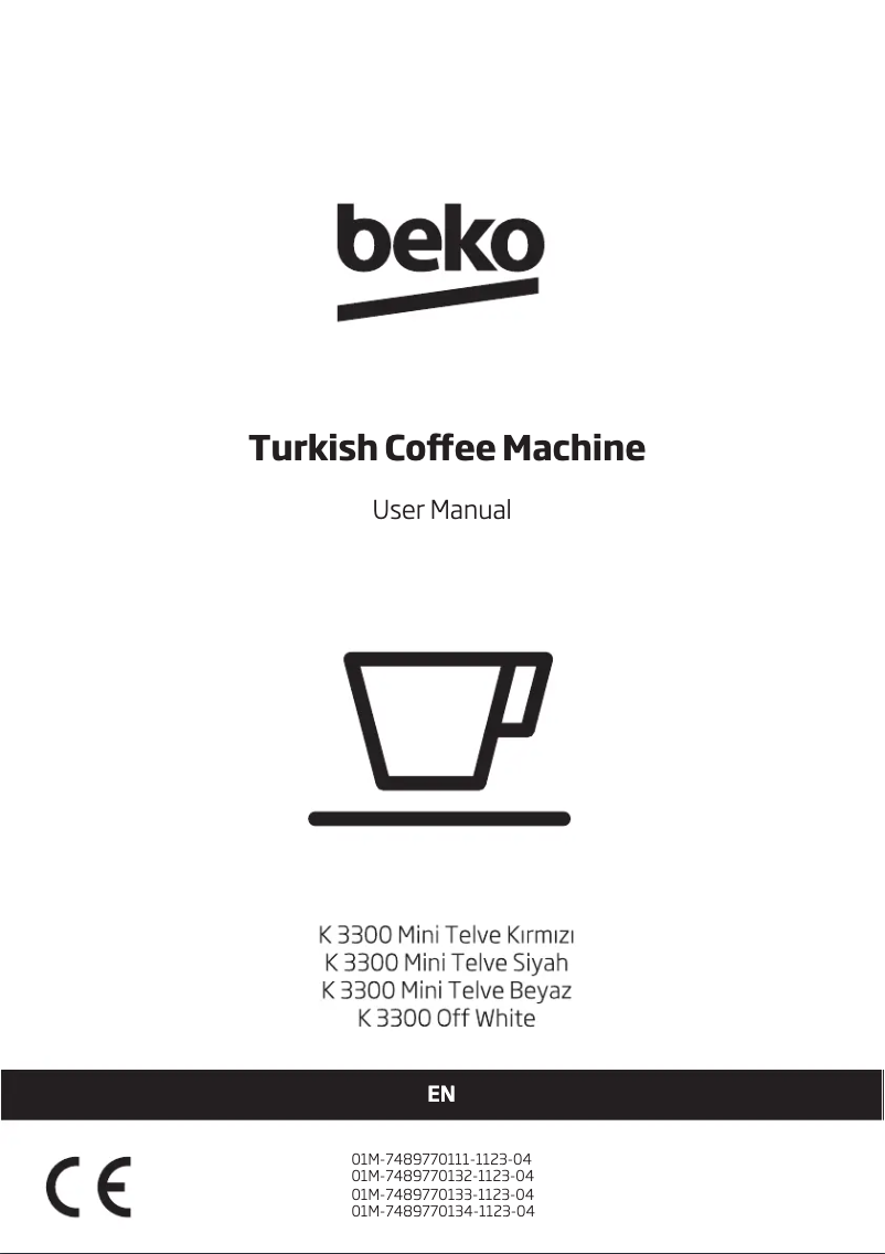 Imagen de la primera página del manual del dispositivo K 3300 Mini