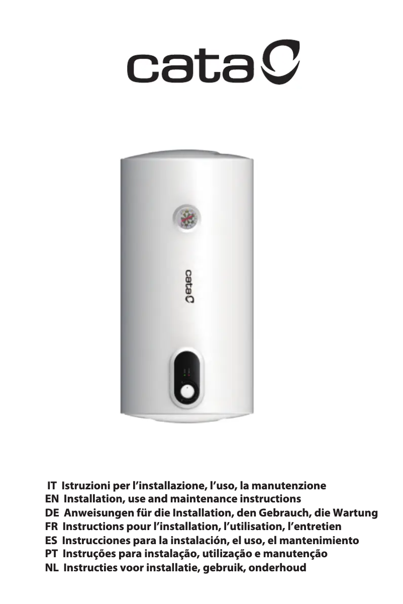 Imagen de la primera página del manual del dispositivo CTRH-80-REV