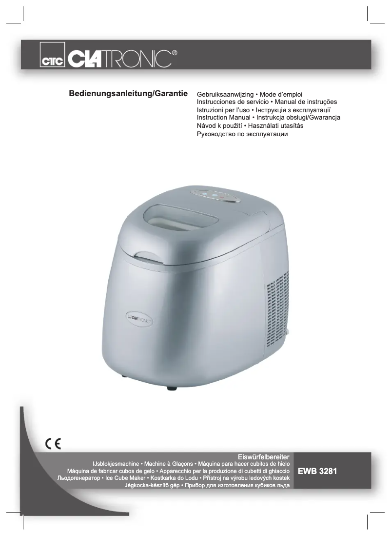 Imagen de la primera página del manual del dispositivo EWB 3281