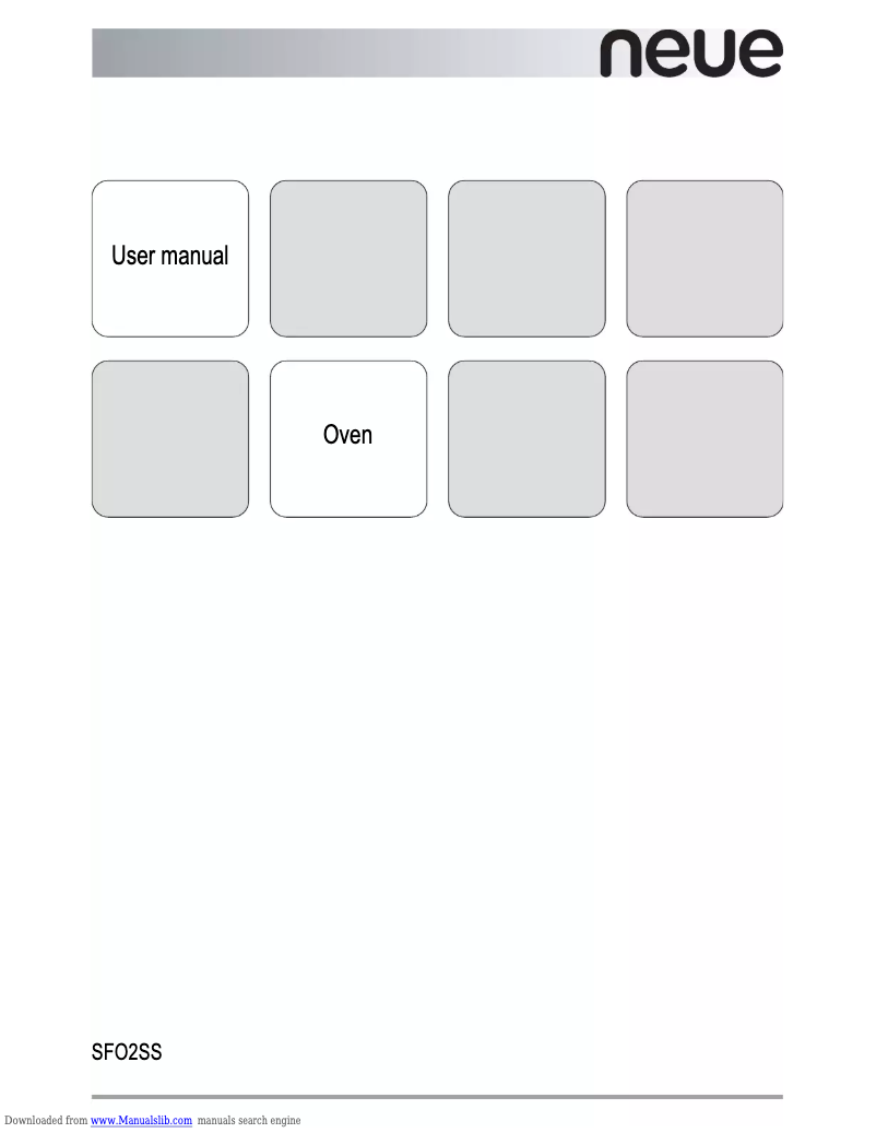Imagen de la primera página del manual del dispositivo SFO2SS