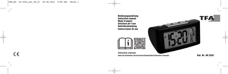 Imagen de la primera página del manual del dispositivo Siesta 60.2532.01