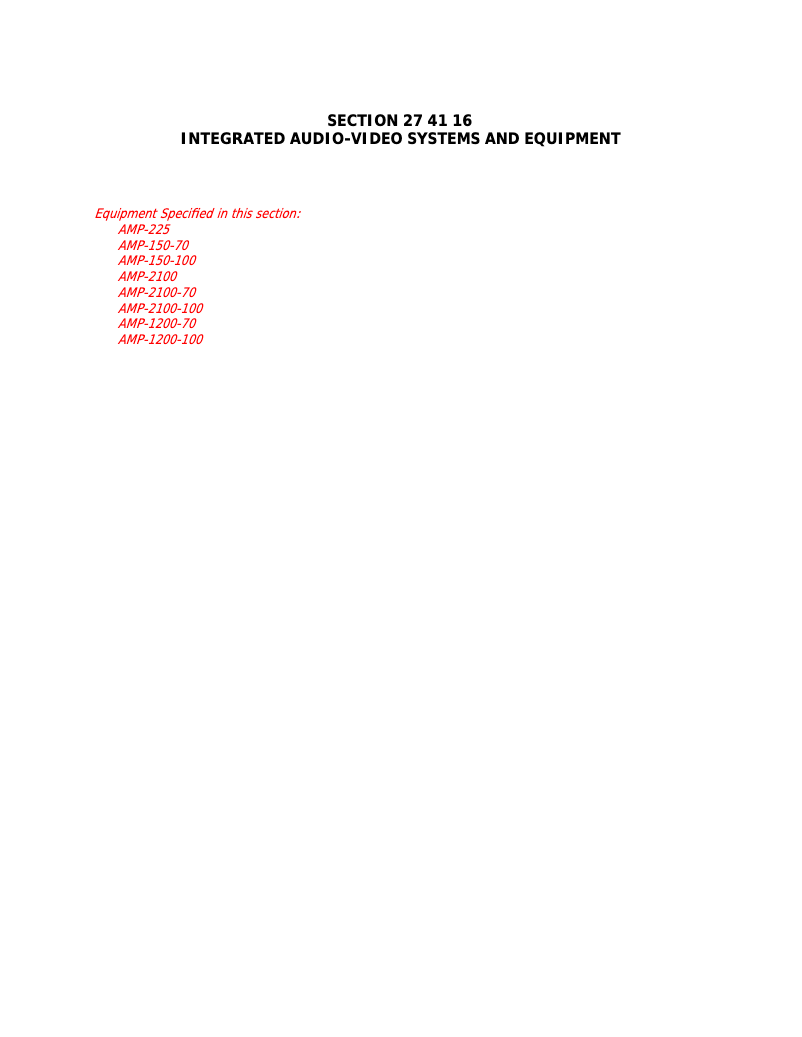 Imagen de la primera página del manual del dispositivo AMP-2100