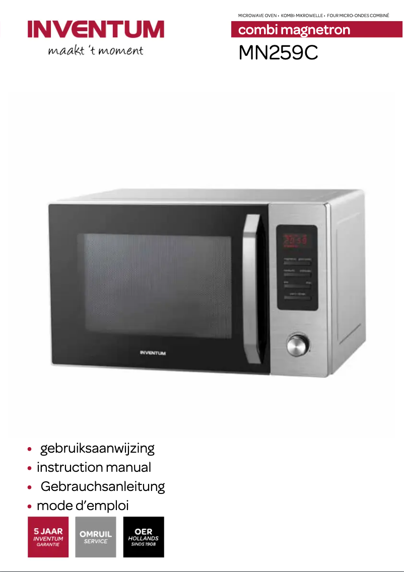 Página 1 del manual Manual de usuario Inventum MN259C