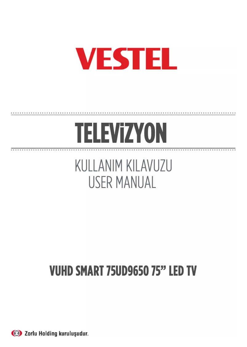 Imagen de la primera página del manual del dispositivo 75UD9650