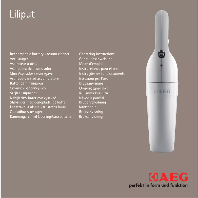 Página nº 1 - Manual de usuario AEG Liliput AG1412