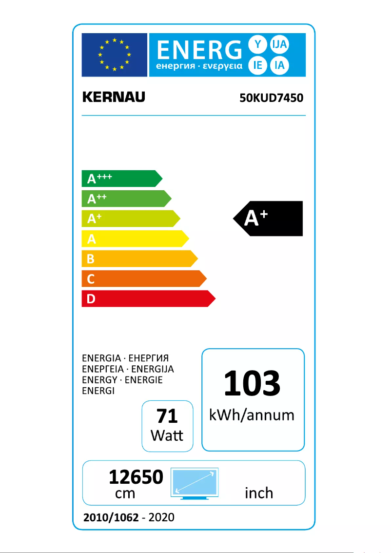 Página 1 del manual Manual de usuario Kernau 50 KUD 7450