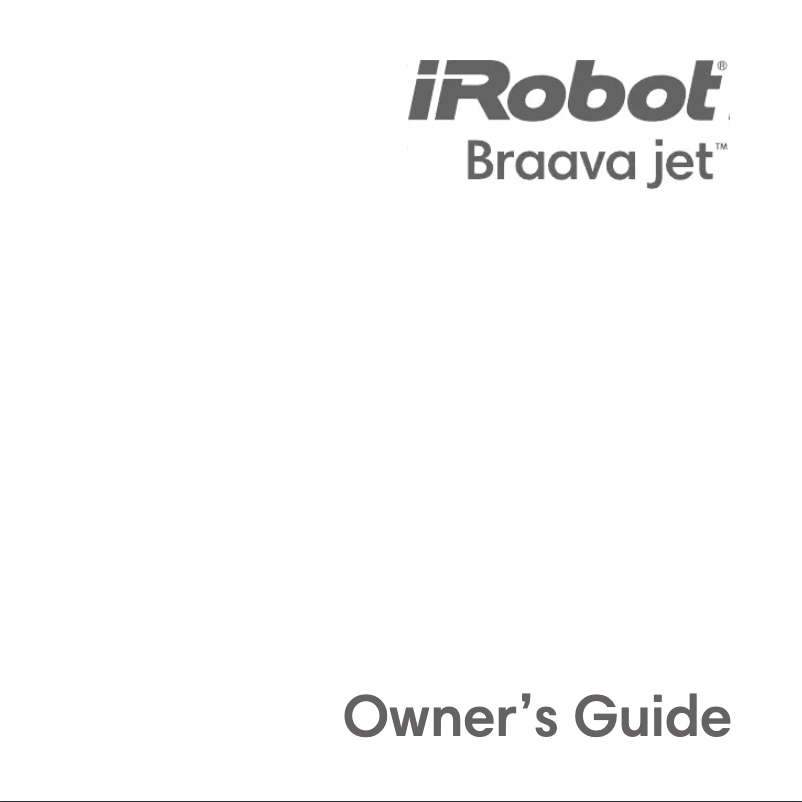 Imagen de la primera página del manual del dispositivo Braava jet 250