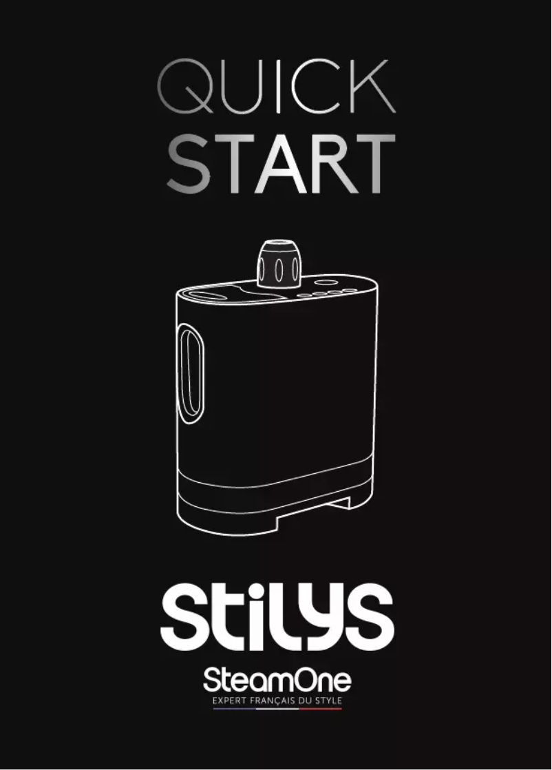Página 1 del manual Manual de usuario SteamOne Stilys ST70SB