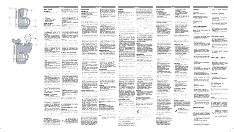 Página 1 del manual Manual de usuario Vitek VT-1509 BK