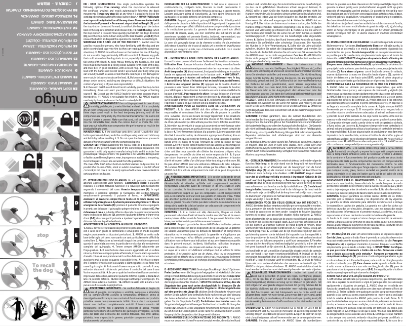 Imagen de la primera página del manual del dispositivo Amigo Cord