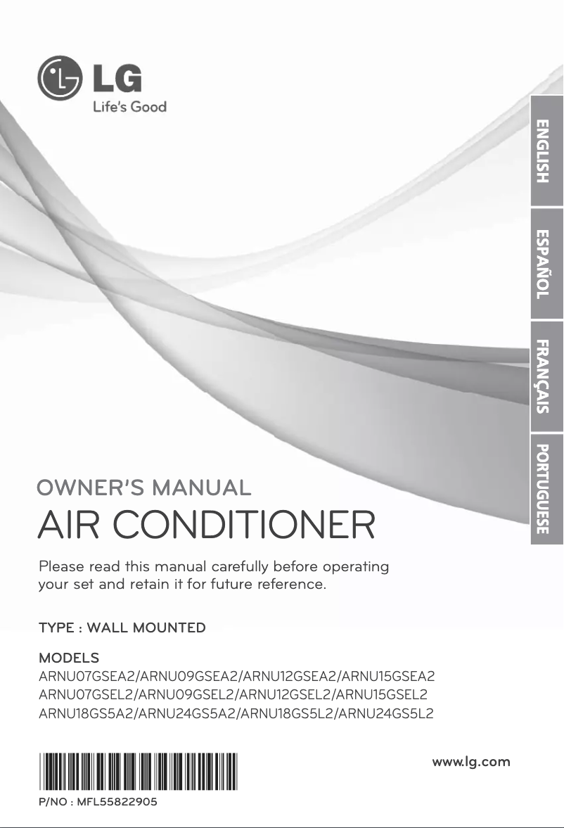 Página 1 del manual Manual de usuario LG ARNU12GSEL2